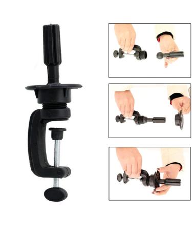 ERSIMAN Bald Training Head for Wigs | Cosmetic Manikin Doll Head with Free Clamp C02 - Ideal for Styling and Display - Buy Online on GoSupps.com