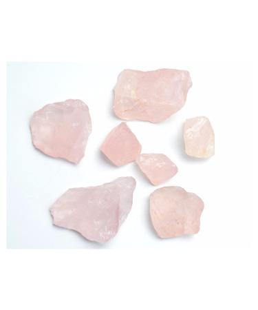 Natural Crystal Rough 200g Natural Rose Quartz Rough Stones Rock Crystal Reiki Metaphysical Raw Stone with a Free Pouch Natural Stones and Minerals