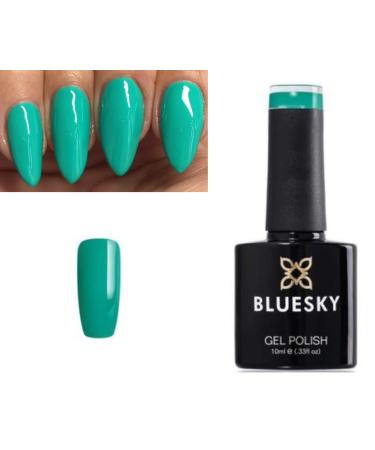 Bluesky Gel Nail Polish GREEN Spring Summer Color Summer Vibes Green Arcadia SV01 Nail UV LED Soak OFFER PRICE