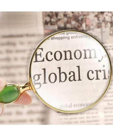 HD 10 Times Magnifying Glass Imitation Jade Handheld Old Man Reading Reading Newspaper Made in China - Buy Online on GoSupps.com
