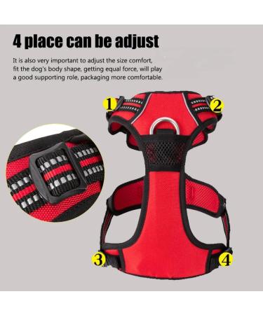 Truelove No Pull Dog Harness - Reflective Adjustable Soft Padded Vest with Handle | TLH56512 m Gray - Ideal for All Breeds - Buy Online on GoSupps.com