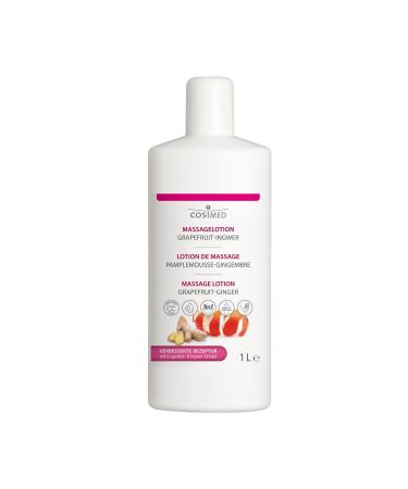 Cosimed Massagelotion Grapefruit-Ingwer |1 liter |With ginkgo & grapefruit extract avocado oil and vitamin E |Without Parabens |caring