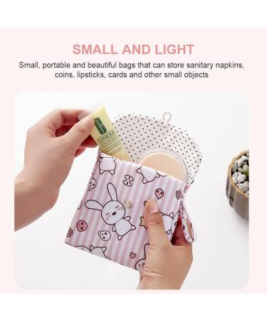 4Pcs Multitool Wallet Period Bag Set | Linen Coin Purse & Sanitary Napkin Storage | Portable Tampon Pouches for Women & Teens - Buy Online on GoSupps.com