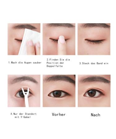Voarge Invisible Double Eyelid Band - Waterproof Eyelid Tape & Sticker with 1200 Skin Color Pieces & Fork Bars for Instant Eye Enhancement - Buy Online on GoSupps.com