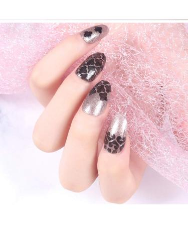 144 Pieces Holographic Nail Vinyl Stencils Sticker Set - 72 Designs, 24 Sheets - Reusable Nail Art Decals for French Tip and Fringe Guides - Buy Online on GoSupps.com