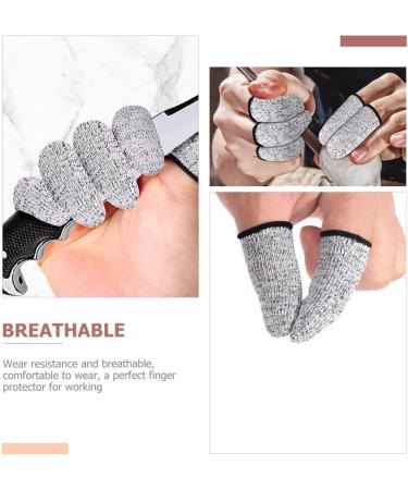 Buy Minkissy Cot 3 Pairs Finger Cots - Cut Resistant Thumb Protectors for Crafts & Kitchen Use - Buy Online on GoSupps.com