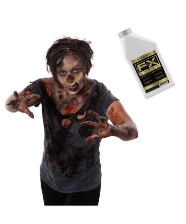 Liquid Latex Fashions - Ammonia Free Natural Face Paint for Kids & Adults | 16 oz Black | Ideal for Art Parties Cosplay & Concerts - Buy Online on GoSupps.com