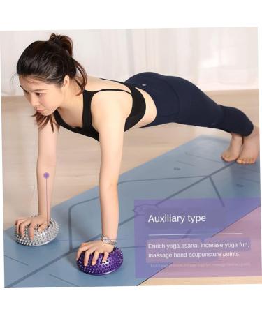 Tovinanna Durian Ball Yoga Massage Device - Neck & Body Massager | Creative Relaxing Massage Accessories - 16x16x8cm Purple - Buy Online on GoSupps.com