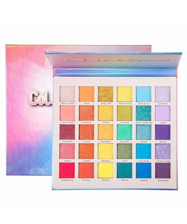 Eye Shadow Palette Makeup Matte Shimmer Eye Shadow Pallet 30-Color | Blendable Mattes and Pearlescent Contouring Eye Shadow Fanghua