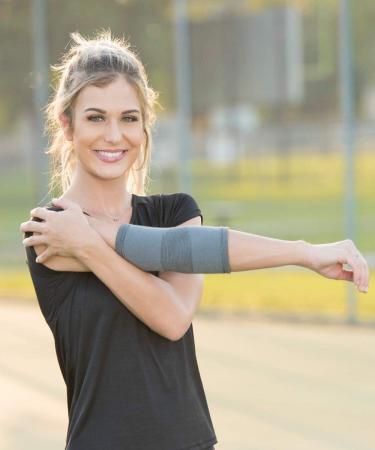 BENEFAB Therapeutic Elbow Brace - Support Sleeve for Golfers and Tennis Elbow Tendonitis Arthritis - Extra Large | Pain Relief & Recovery for Workouts - Buy Online on GoSupps.com