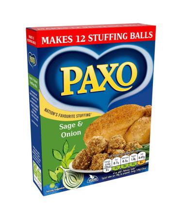 Paxo Sage & Onion Stuffing Mix Sage-Onion Ready Mix 170G