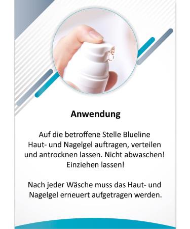 Blueline Nail Gel for Infections & Skin Irritation | Natural 30ml Treatment for Rashes & Insect Bites | Silicone Paraben & Perfume Free - Buy Online on GoSupps.com