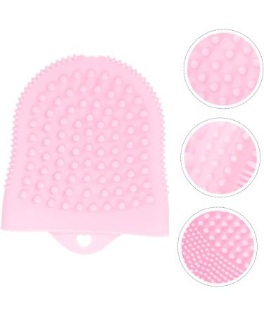 Beavorty Cleansing Massage Finger Cots Silicone Facial Face Exfoliator Facial Scrubber for face Facial Cleaning Brush Face Cleansing Tool Skin Care Brush Miss Silica Gel Household Pink 11.8X10CM - Buy Online on GoSupps.com