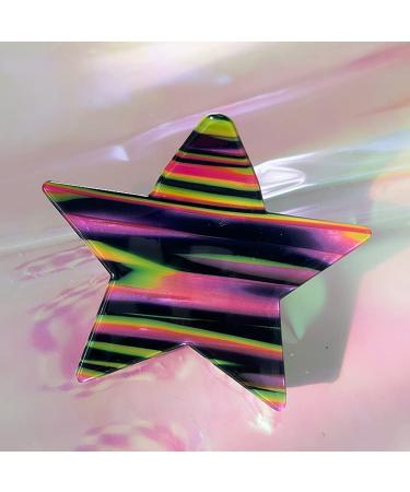 Starry Sky & Stripe Hair Claw Clips 3.3 Inch - Medium Large Acrylic Claw Clips for Women - Cute Hair Accessories for Thick & Thin Hair - Buy Online on GoSupps.com