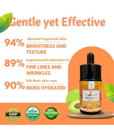 Blush Bunny Organics Allure Vitamin C Face Oil - Kakadu Plum & Bakuchiol | Natural No Fragrance 30ml - Buy Online on GoSupps.com