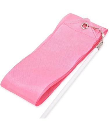 Dance Ribbons with Wands - 4 Yards Long Rhythmic Gymnastics Streamer for Kids - Pink - Buy Online on GoSupps.com
