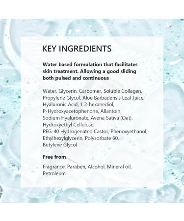 Hydrating Microcurrent Conductive Gel | Fragrance-Free & Paraben-Free Hyaluronic Acid Primer for Facial Devices | 300g Tube - Buy Online on GoSupps.com