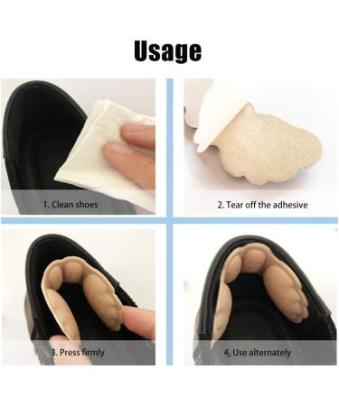 5 Pairs Premium Heel Cushions - Self-Adhesive Comfort Inserts for Women's Shoes | Foot Care & Friction Protection - Buy Online on GoSupps.com