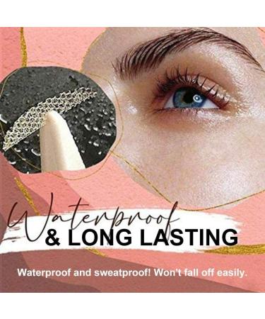  Bagima 120 Pcs Invisible Double Eyelid Stickers Self-Adhesive Eyelid Stickers Eye Lift Strips Eye Lift Tape for Droopy Lids Hooded Eyes (Larger L) - Buy Online on GoSupps.com