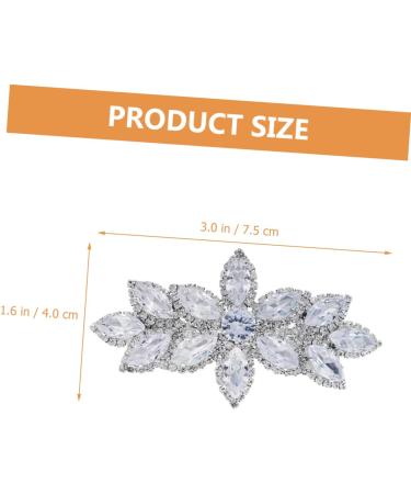 Ipetboom Rhinestone Hair Clip Crystal Hair Accessories Hair Jewels for Women Crystal Hair Barrette Bridal Hair Accessories Girls Hair Accessories Hair Topper Bride Zircon Top Clip Wedding - Buy Online on GoSupps.com