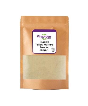 Organic Yellow Mustard Powder 250g by Virgolden Organic