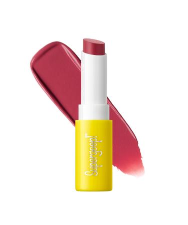 Supergoop! Lipshade 100% Mineral SPF 30 Hydrating Lipstick Lucky Me (Rose) - Buildable Bold Lip Color - Nourishes Hydrates & Protects Lips - Natural Peppermint Flavor