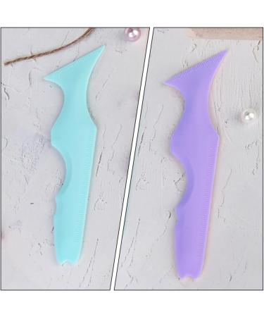 Mikinona Blue Eyeliner Pencil 3pcs Silicone Beauty Ruler Lipstick Eyelash Shield Applicator Lash Tool Mascara Applicator Massage - Buy Online on GoSupps.com