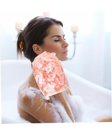 2pcs Exfoliating Gloves for Shower | Double-Sided Loofah | Blue & Pink - Remove Dead Skin & Enhance Your Skincare Routine - Buy Online on GoSupps.com