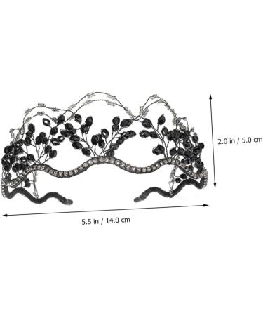 CANIGHT Headband Shiny Bead Hair Bead Headwear Rhinestone Hairband Rhinestone Head Hoop Bead Hair Hoop Hair Accessories Rhinestone Headdress Rhinestone Headwear Crystal Hair Hoop - Buy Online on GoSupps.com