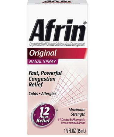 Afrin Nasal Spray Original 15 mL (Pack of 11)