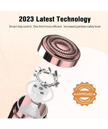 SEIHAI Luxury Facial Hair Removal Device for Women - Face Razors for Personal Care + 4 Replacement Heads - White - Buy Online on GoSupps.com