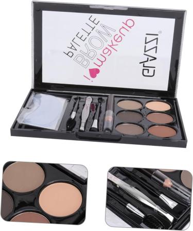 NOLITOY 7 Sets Eyebrow Powder Set Eye Brow Shaping Kit Eyebrow Brush Cosmetic Supply Eyebrow Pencil Makeup - Buy Online on GoSupps.com