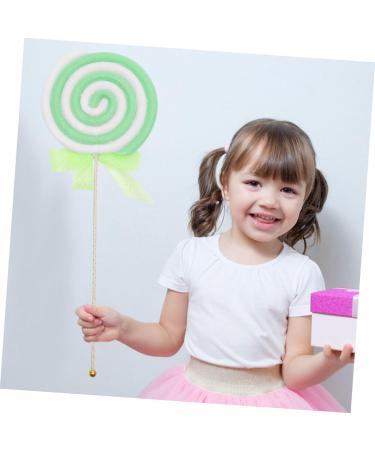 OFFSCH Lollipop Props Xmas Party Prop Decorative Lollipop Model Scene Decorative Props Christmas Decor Candy Prop Hawaiian Christmas Ornaments Wedding Photo Props Small Fake Food Foam Green 60.00X22.00X2.00CM - Buy Online on GoSupps.com