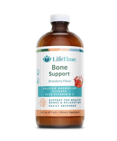 LifeTime Vitamins Calcium Magnesium Citrate Strawberry 16 fl oz (473 ml)
