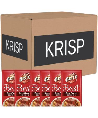 6 x 24g Instant Roast Beef Gravy Sachet Meat Christmas Dinner Meal Food Veg Sauce serves 4-6 - Buy Online on GoSupps.com