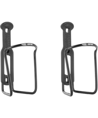Zefal Pack Alu Plast Set - Lightweight Aluminum & Plastic Bicycle Bottle Holders - Black - Set of 2 for International Shipping - Buy Online on GoSupps.com