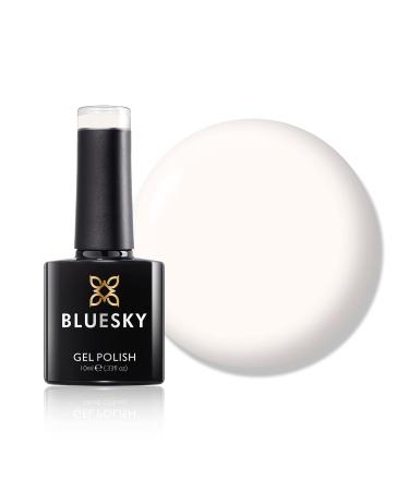 Bluesky Gel Nail Polish Milky White A049 Long Lasting Chip Resistant 10 ml (Requires Drying Under UV LED Lamp)