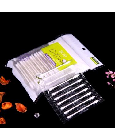 Yiwann Cotton Swabs - Disposable Double Ended Cotton Buds Individually Wrapped 100 Count - Portable Travel Essentials for International Shipping - Buy Online on GoSupps.com