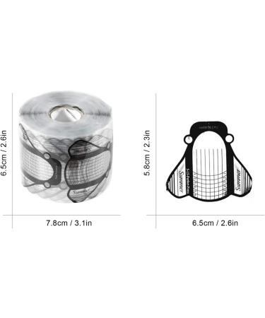 Nail Extension Sticker Nail Forms Transparent Economical Manicure Tool for DIY Home for Acrylic UV Gel Nail Art Tips - Buy Online on GoSupps.com