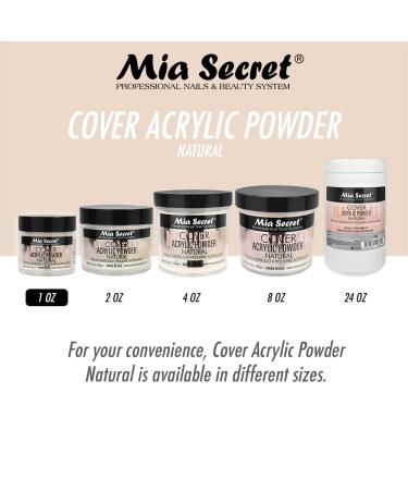 Mia Secret Acrylic Powder Cover Natural 1 oz. - Professional Grade Nail Powder - Buy Online on GoSupps.com
