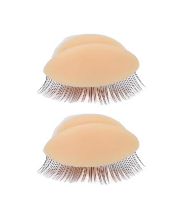 Buy Reusable Silicone Eyelids with Eyelashes - 3 Pairs for Beauty Salons & Novices | Skin Color | International Shipping - Buy Online on GoSupps.com