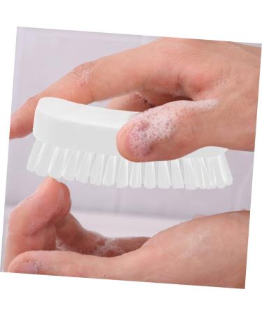 Mikinona Nail Brush Cleaning Scrubber Manicure Fingernail Scrubber Fingernail Clean Fingernail Scrubber Brush Nail Manicure Brush Foot Scrub Brush Handle White Small Brush Polyester - Buy Online on GoSupps.com