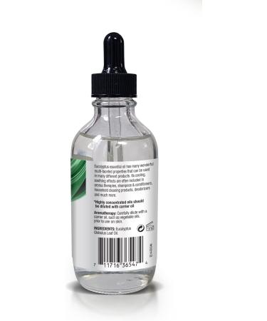 Ethereal Nature 100% Pure Eucalyptus Oil - Aromatherapy Skin & Hair Care - Beauty DIY - 4 FL OZ - Buy Online on GoSupps.com