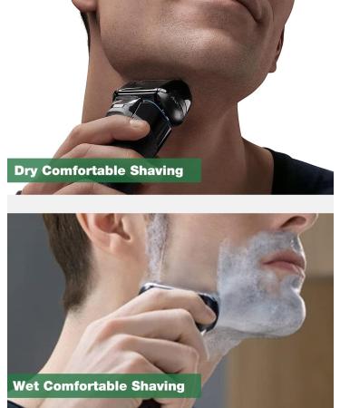 JOVNO Replacement Head for Series 5 Electric Shaver - Compatible with 5090cc 5040s 5147S - Includes Cleaning Brush - Silver - Buy Online on GoSupps.com