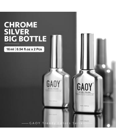 GAOY Red Gel Nail Polish Set - 16ml UV Soak Off with Silver Glitter - Perfect for DIY Manicure at Home | 2 Colors (1149 2264 - Buy Online on GoSupps.com