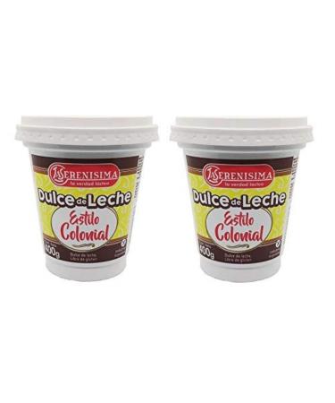 La Serenisima- Dulce de Leche 400 gr. - 2 Pack / Milk Caramel 14.1 oz. - 2 Pack 14.1 Ounce (Pack of 2)