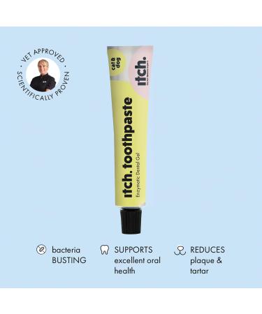 Itch | Enzymatic Dental Toothpaste for Cats & Dogs | Prevents Plaque Tartar and Stinky Breath | Protects Gums | 1x 30g 30 g (Pack of 1) - Buy Online on GoSupps.com