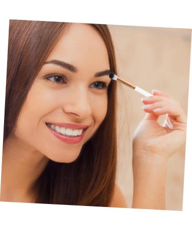 BIUDECO 10pcs Makeup Brush Concealer Brush Eye Makeup Kit Eye for Makeup Eye Makeup Tool White Wooden Handle - Buy Online on GoSupps.com