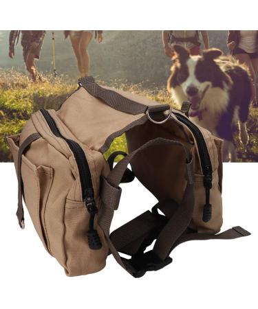 Pssopp Dog Pack Pet Outdoor Backpack Hound Travel Camping Hiking Saddle Bag Dog Rucksack with 2 Capacious Side Pockets for Medium Large Dogs - Buy Online on GoSupps.com