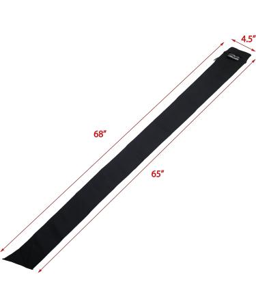 Southland Archery Supply Traditional Bow Sock Sleeve Case Cover - Black, 67 x 4.5 - Soft Bag for Protection - Buy Online on GoSupps.com